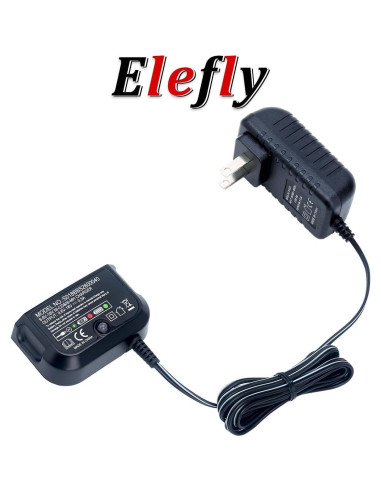 Cargador de Batería Elefly 9.6V-18V Compatible Black & Decker