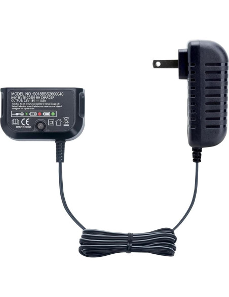 Cargador de Batería Elefly 9.6V-18V Compatible Black & Decker