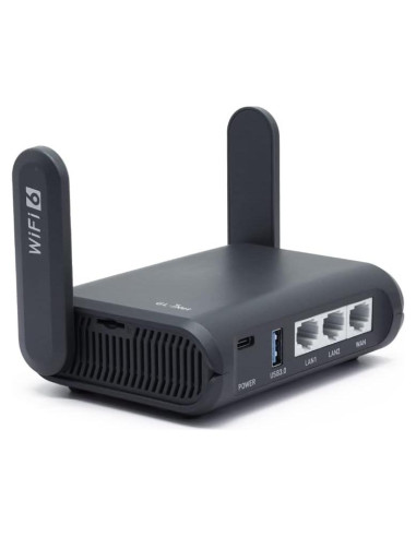 Enrutador GL.iNet Slate AX Wi-Fi 6 Portátil 1800 Mbps