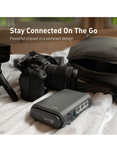 Enrutador GL.iNet Slate AX Wi-Fi 6 Portátil 1800 Mbps