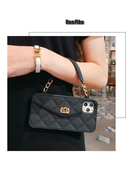 Funda Cartera UnnFiko para iPhone 14 Pro Max Negra