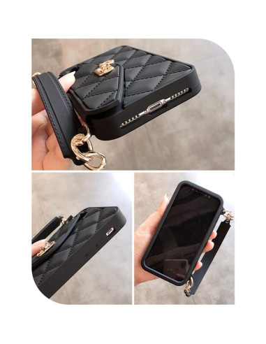 Funda Cartera UnnFiko para iPhone 14 Pro Max Negra