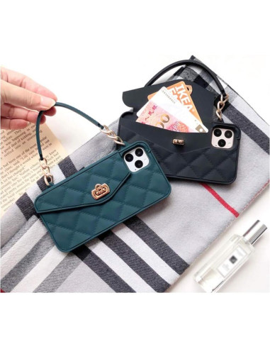 Funda Cartera UnnFiko para iPhone 14 Pro Max Negra