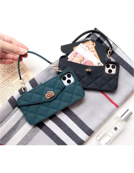 Funda Cartera UnnFiko para iPhone 14 Pro Max Negra