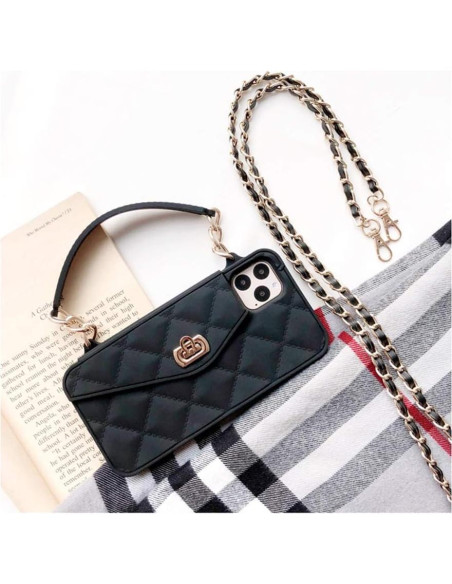 Funda Cartera UnnFiko para iPhone 14 Pro Max Negra