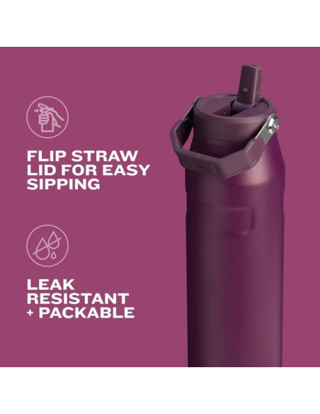 Botella de Agua Stanley IceFlow 2.0 710 ml | Tapa Flip Straw