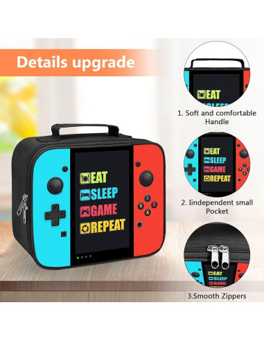 Caja de Almuerzo Gamer TILYTADLY Aislada 24.9x6.6x21.1cm