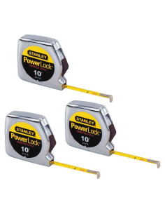 Regla de Cinta Stanley 33-115 3 m Pocket PowerLock 3 Pzas