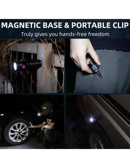 Paquete de 2 Linternas Soaljeyyy 5000 Lúmenes Recargables