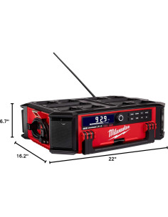 Radio Cargador Milwaukee M18 PACKOUT 2950-20 1,81 kg 2