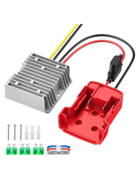 Convertidor 18V a 12V Kzreect 240W para Carrito de Golf