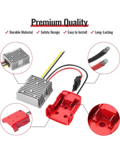 Convertidor 18V a 12V Kzreect 240W para Carrito de Golf 2