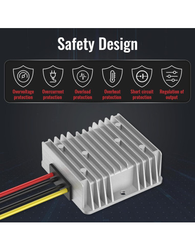 Convertidor 18V a 12V Kzreect 240W para Carrito de Golf