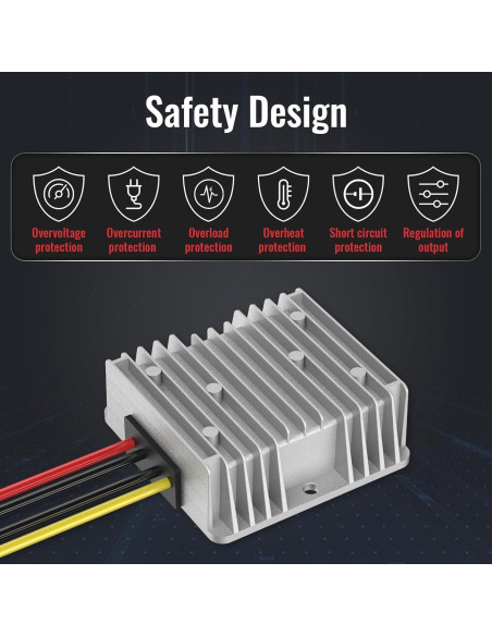 Convertidor 18V a 12V Kzreect 240W para Carrito de Golf