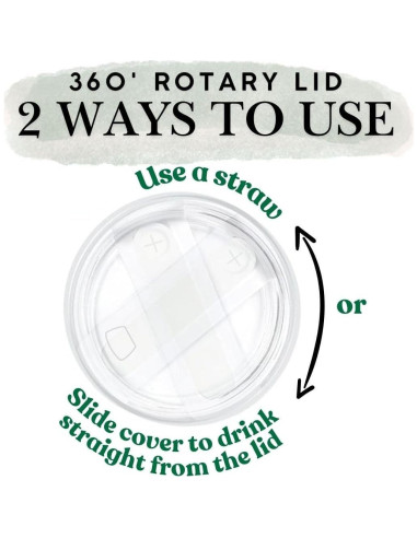 Taza Aislada 1200ml CuteOlivia con Strass y Asa Blanca