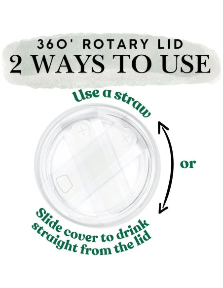 Taza Aislada 1200ml CuteOlivia con Strass y Asa Blanca