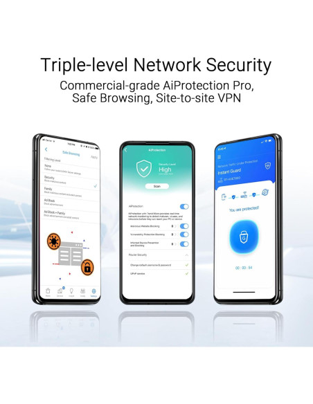 ASUS ZenWiFi BT6 Mesh WiFi 7 Tri-Banda 9400 Mbps 3PK