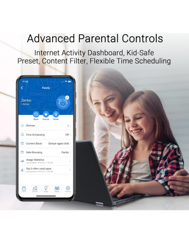 ASUS ZenWiFi BT6 Mesh WiFi 7 Tri-Banda 9400 Mbps 3PK