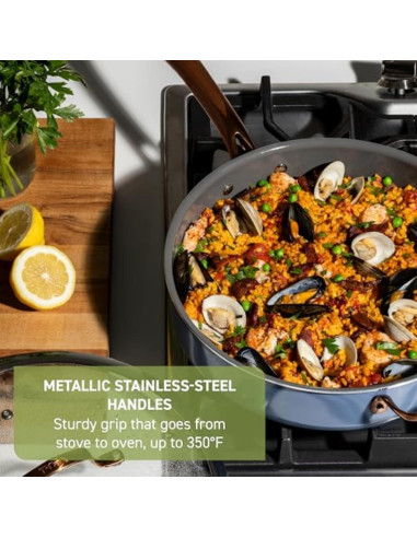 Juego de Utensilios de Cocina T-fal Preserve Cerámico 13 Pzas