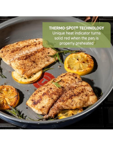 Juego de Utensilios de Cocina T-fal Preserve Cerámico 13 Pzas