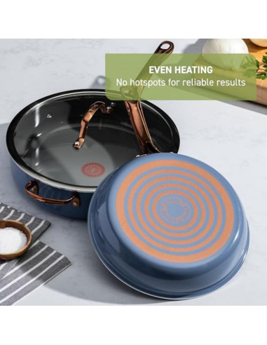Juego de Utensilios de Cocina T-fal Preserve Cerámico 13 Pzas