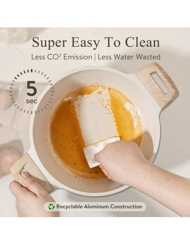 Juego de 14 Piezas de Ollas y Sartenes CAROTE Antiadherentes