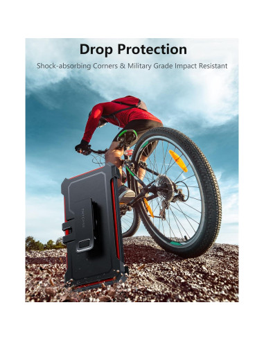 Funda FNTCASE para Samsung Galaxy A16 6.7" Resistente Rojo