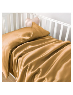 Funda de Edredón de Seda PROMEED Oro Cuna 1pc 23 Momme