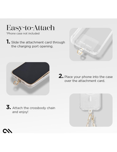 Correa Cruzada Case-Mate para Teléfono - Cadena de Cuero 67.95 cm