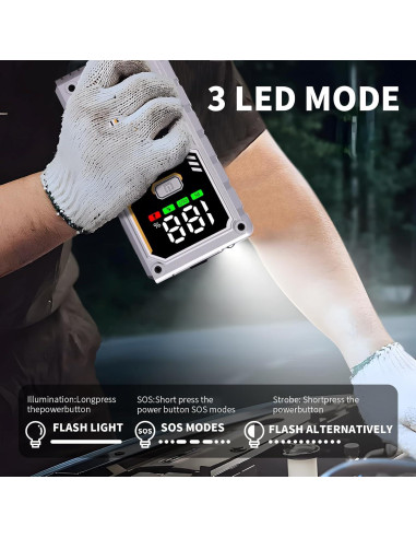 Arrancador de Batería WHZOHCAR R02 5000A 12V Carga Rápida