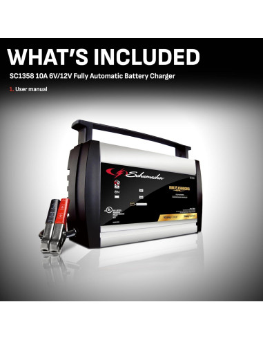 Cargador Schumacher SC1358 10A 6V/12V Automático