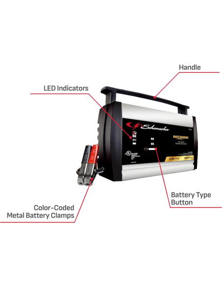 Cargador Schumacher SC1358 10A 6V/12V Automático Cargador Schumacher SC1358 10A 6V/12V Automático