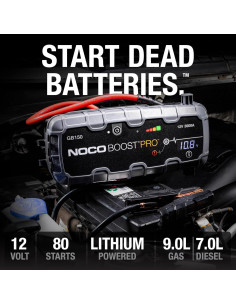 Arrancador de Batería NOCO GB150 3000A 12V con Linterna LED 2