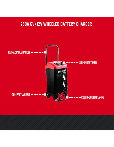 Cargador y Arrancador CRAFTSMAN CMXCESM233 250A 6V/12V