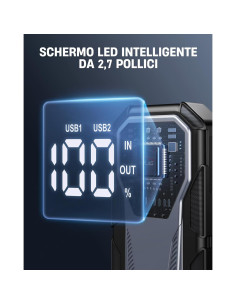 Arrancador de Coche ANFLAG BD40 5500A 12V 21800mAh 2