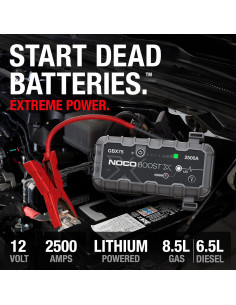 Arrancador Portátil NOCO GBX75 2500A 12V Litio USB-C 2