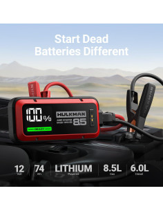 Arrancador de Batería Hulkman Alpha85 2000A 12V Portátil 2