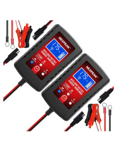 Cargador Mantenedor NEXPEAK 6V 12V Pantalla LCD 2 Años