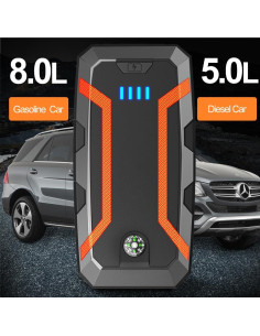 Arrancador Portátil GEHOPOW A2 1500A + Compresor 150PSI 2