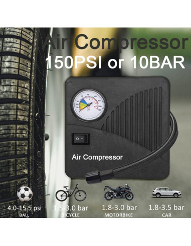 Arrancador Portátil GEHOPOW A2 1500A + Compresor 150PSI