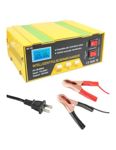Cargador de Batería UBOG 12V Automático con Reparación