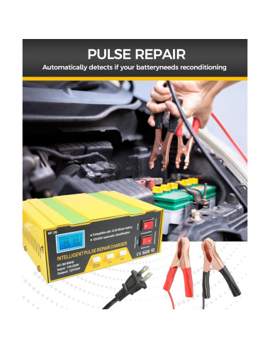 Cargador de Batería UBOG 12V Automático con Reparación