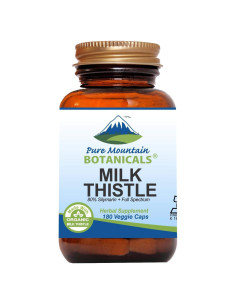 Cardo Mariano Orgánico Pure Mountain Botanicals - 180 Cápsulas Veganas