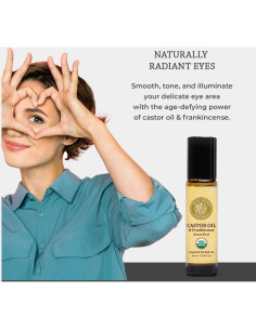 Aceite de Ricino Orgánico Silk Road 10ml + Incienso Roll On Ojos 2