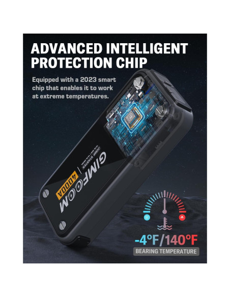 Arrancador de Salto GIMFOOM S4000 4000A 12V Pantalla LCD