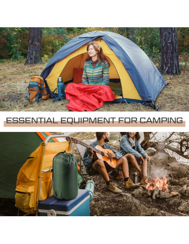 Sacos de Dormir Tranqun 10 Pcs Algodón Impermeables 4 Estaciones