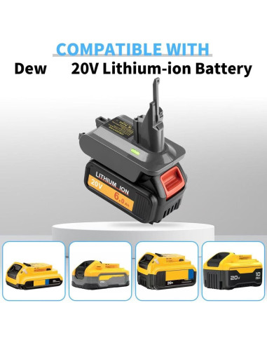 Adaptador V7 Lxljiad para Batería De-Walt 20V Compatible