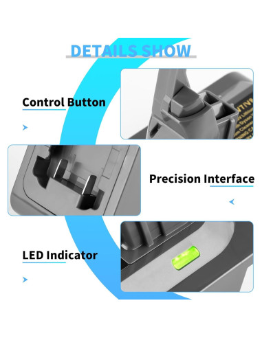 Adaptador V7 Lxljiad para Batería De-Walt 20V Compatible