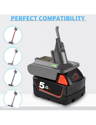 Adaptador V7 Lxljiad para Batería De-Walt 20V Compatible