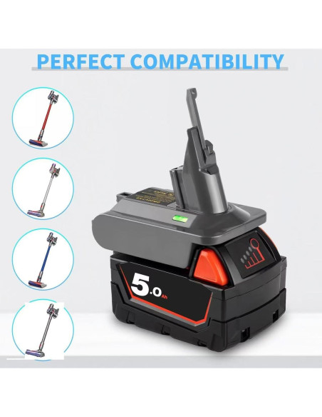 Adaptador V7 Lxljiad para Batería De-Walt 20V Compatible